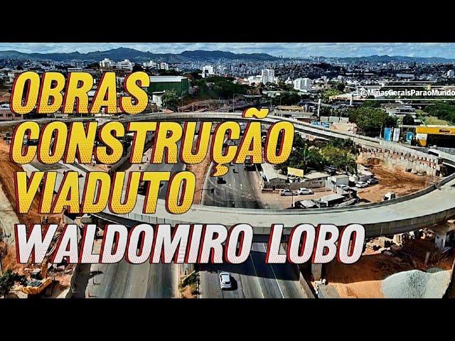 OBRAS CONSTRUÇÃO VIADUTO WALDOMIRO LOBO CIDADE BELO HORIZONTE MINAS GERAIS BRASIL.