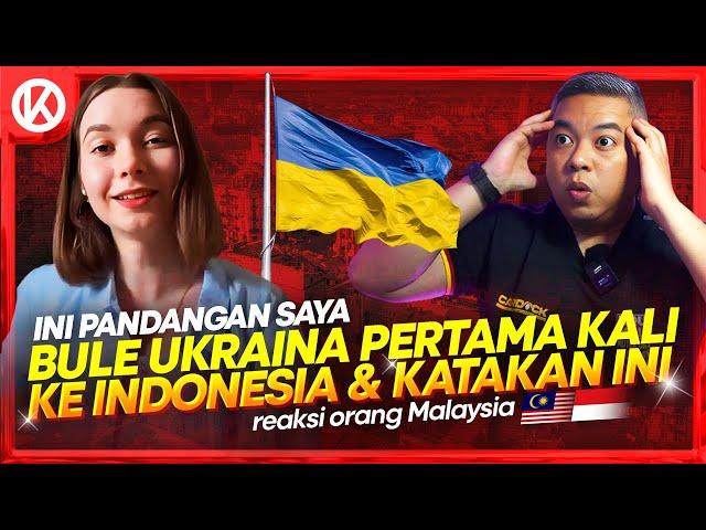 Wow‼️ Bule Ukraina Pertama Kali Ke Indonesia dan Ini Tanggapannya  Reaction