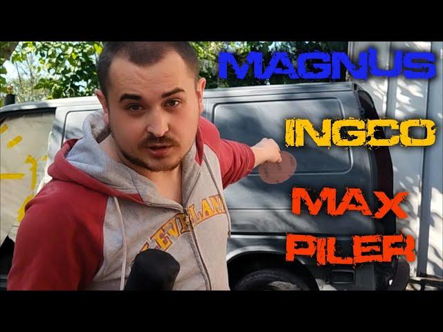 Красим буса на коленках при помощи INGCO, MAGNUS, Max Piler