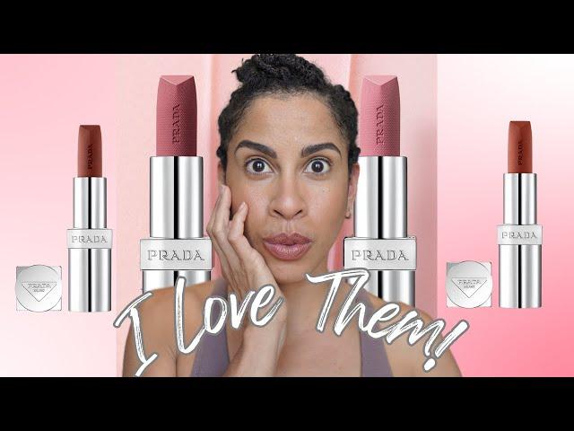 PRADA BEAUTY // New Lip Balms-Comparisons + More!