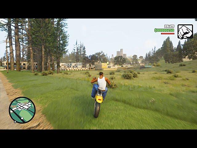 GTA: San Andreas Definitive Edition - 4k 60fps PC Gameplay - 10 Minutes of Free Roaming