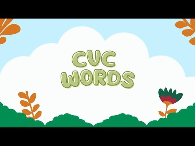 CVC Words | a e i o u | Learn to Read | CVC Reading Lesson 1 |  Mumma Studio