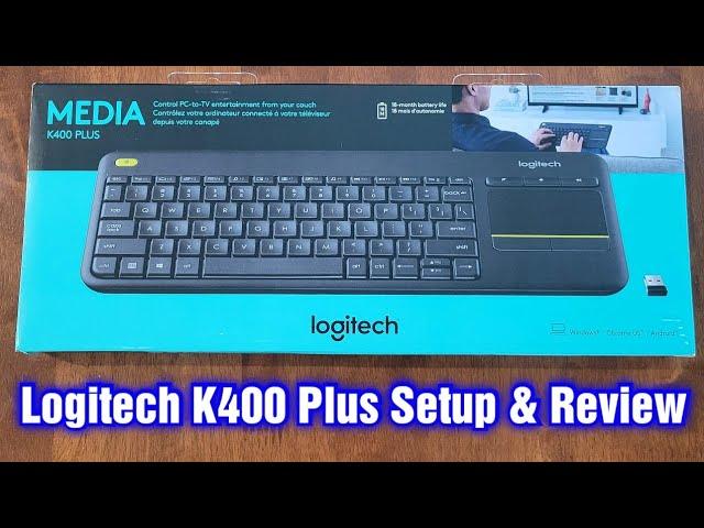 Logitech K400 Plus Keyboard Setup & Review