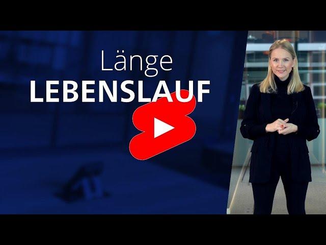 Länge LEBENSLAUF! #shorts #youtubeshorts