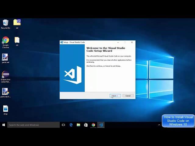 How to Install Visual Studio Code on Windows 10