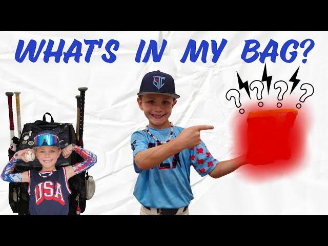 What's in my baseball bag?