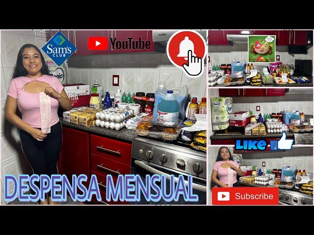 Despensa Mensual #compras #despensa #super #fyp #parari #samsclub #bodegaairrera #tienda3b