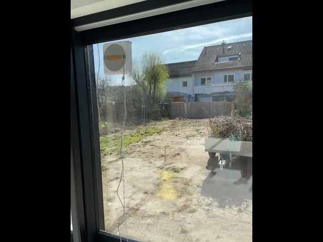 Ecovacs Winbot is running often with those big windows #diy #house #home #building #windows #dry