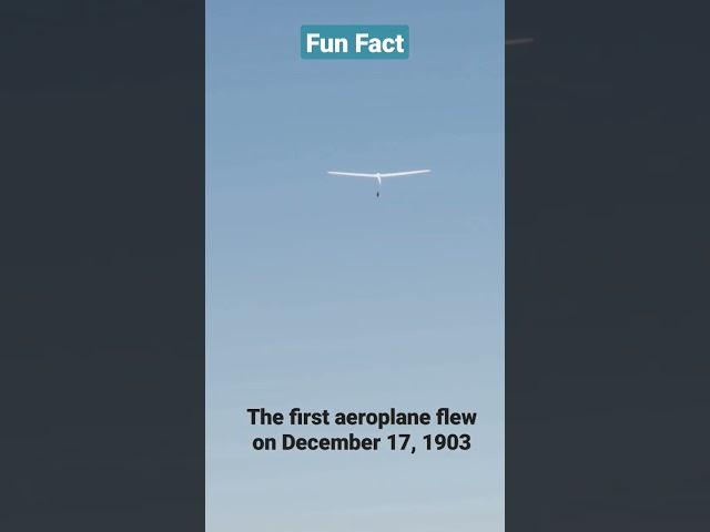 Fun Fact: First Aeroplane #shorts #aeroplane #flight