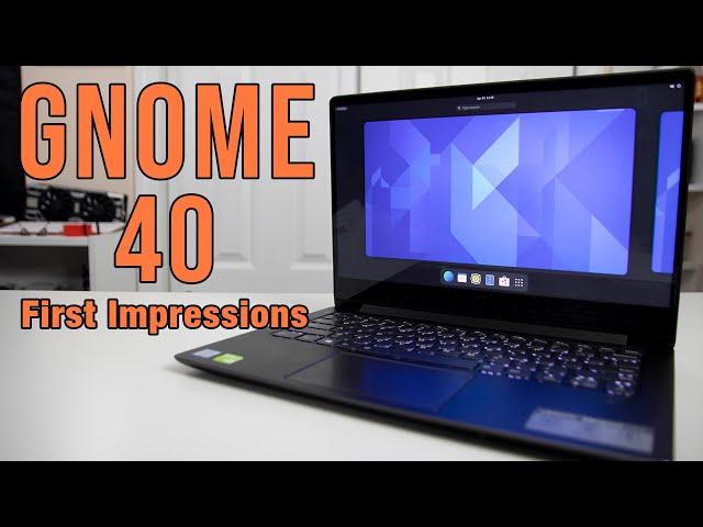 Gnome 40 on Gnome OS First Impressions