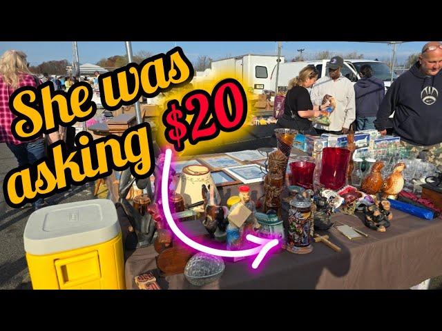 I Gave This Flea Market Vendor More Than She Was Asking!