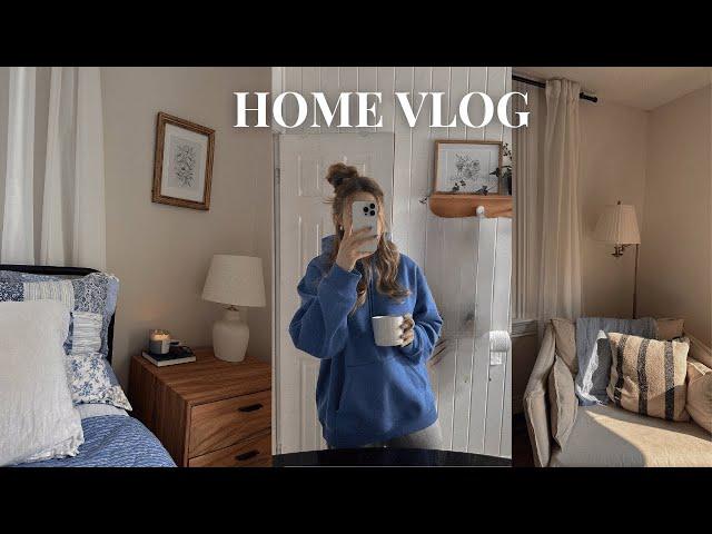 HOME VLOG  productive day in the life, house updates, reading slump & more!!