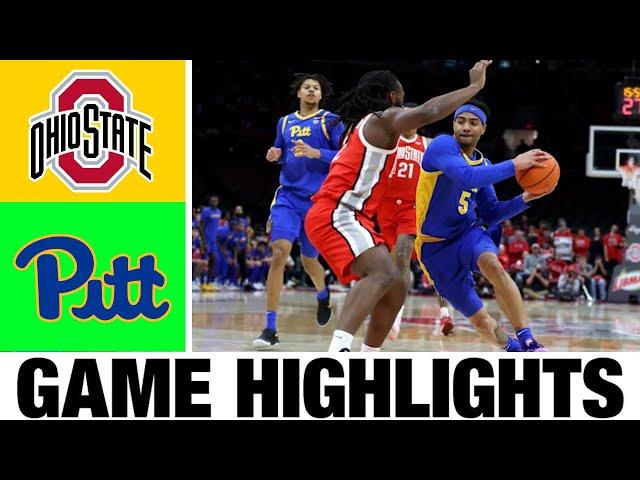 Ohio State vs Pittsburgh Highlights | NCAA Men's Basketball | 2024 College Basketball