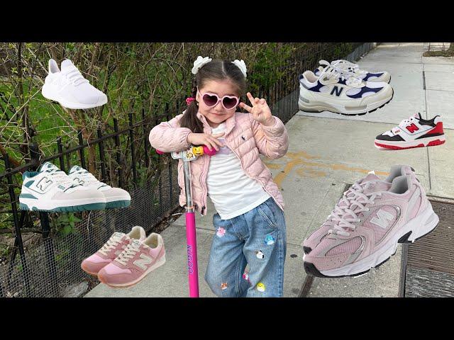 #newbalance KROSSOVKA QIDIRIB, QIZIM BILAN SHOPING QILAMIZ ️ #Aisha #vlogs #newyork #snickers