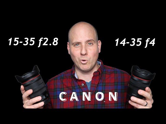 Ultimate Canon Lens Battle: 14-35 F4 vs 15-35 F2.8!  Which is the REAL Champ?