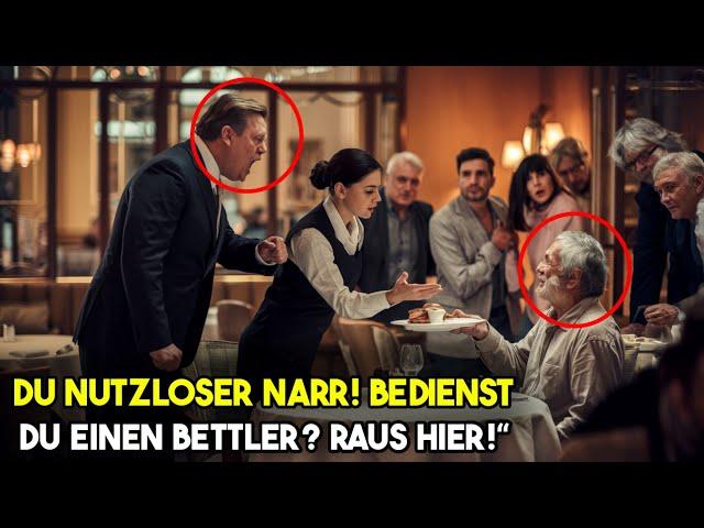Arroganter CEO feuert Kellnerin, weil sie einem älteren Mann Essen gibt, was als Nächstes passiert..
