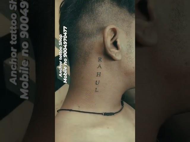 Rahul Name Tattoo ll Shot By OnePlus 7pro ll vijay solanki