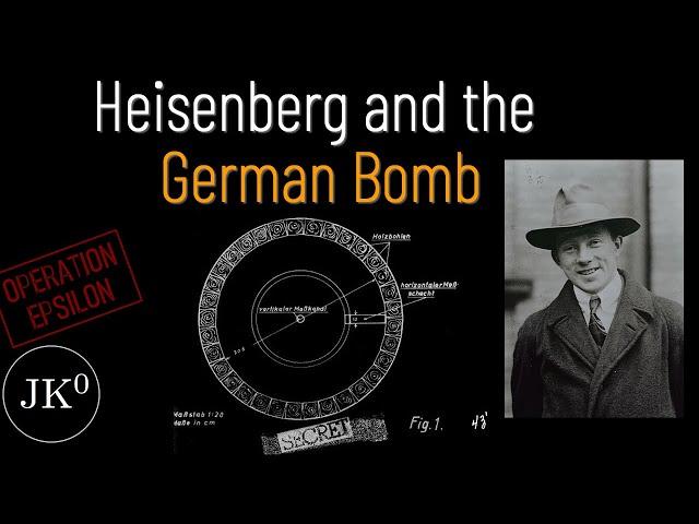 Heisenberg and the German Bomb