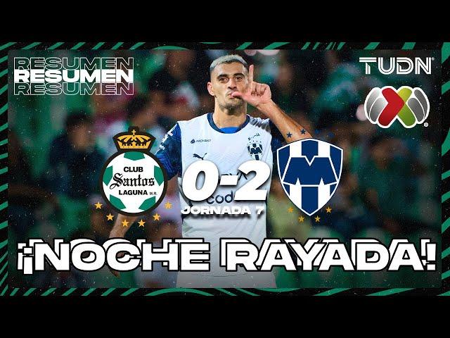 Resumen y goles | Santos 0-2 Monterrey Liga Mx -AP2024 - J7 | TUDN