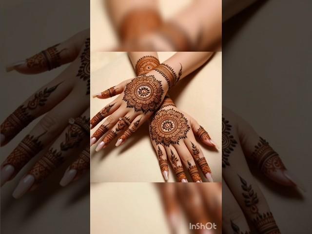 Latest back hand mehndi design  #mehndi #shortvideo #song #instagram #simplemehndidesign #song