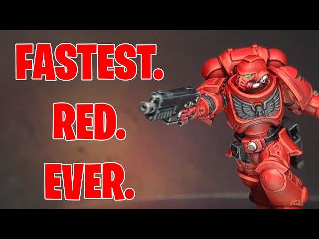 How to Paint Blood Angels Fast