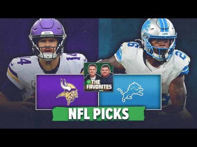 Minnesota Vikings vs Detroit Lions BEST BETS! NFL Picks & Predictions | The Favorites