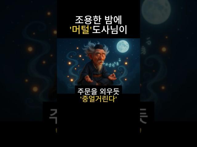 머털 도사님이 뭐라뭐라 중얼거리네 #mutter