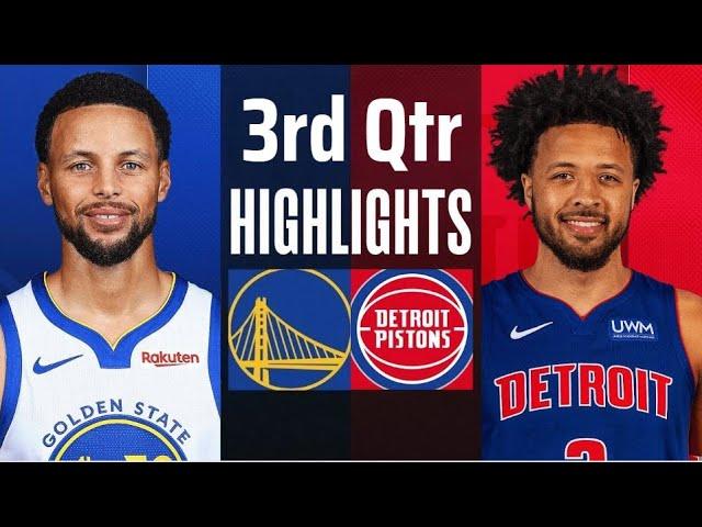 Golden State Warriors vs Detroit Pistons 3rd Qtr - P2 Highlights - Oct 13 | NBA Pre-Season 2024