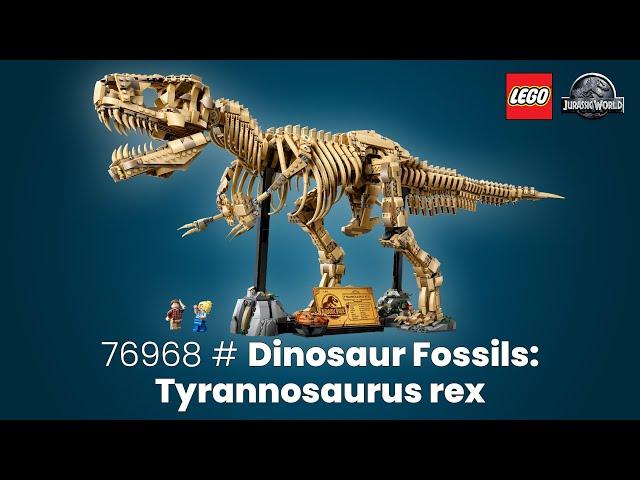 Dinosaur Fossils: Tyrannosaurus rex - 76968 #lego #legojurassicworld