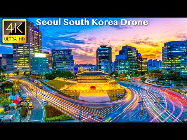 Seoul, South Korea - 4K UHD Drone Video