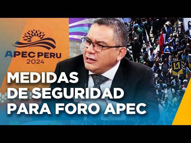 APEC 2024: ENTREVISTA AL MINISTRO DEL INTERIOR JUAN JOSÉ SANTIVÁÑEZ