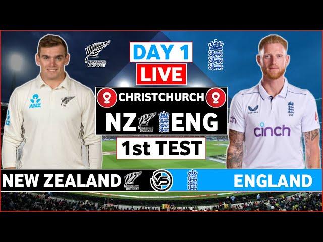 New Zealand vs England 1st Test Live Scores | NZ vs ENG 1st Test Day 1 Live Scores & Commentary