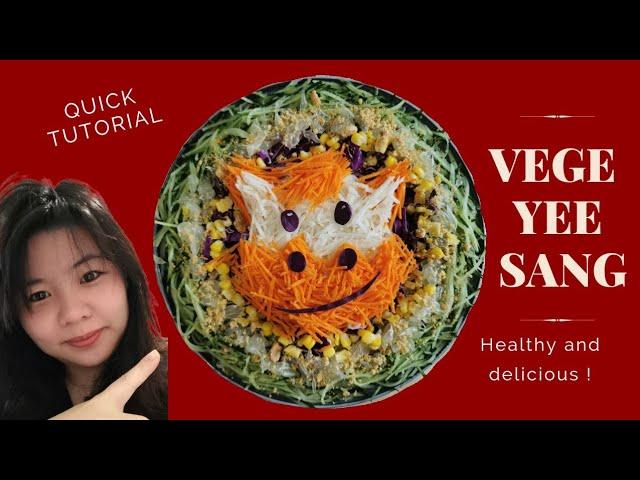 How to make Vege Yee Sang (CNY Lunar Ox Year 2021)