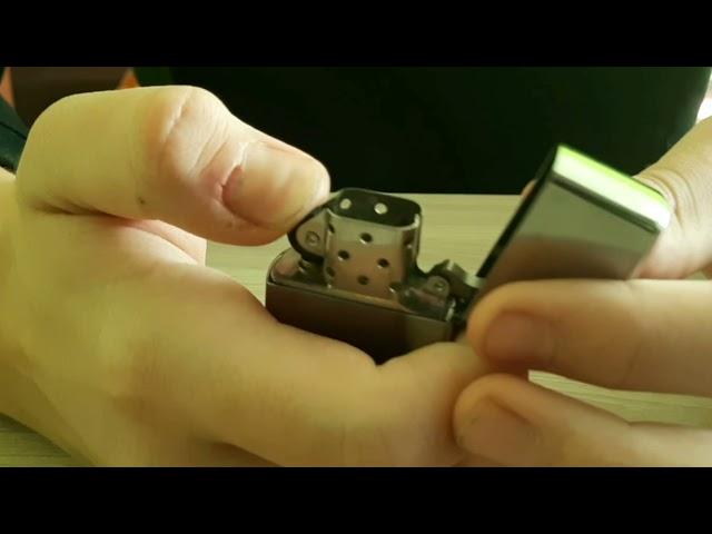 Как менять высоту пламени на зажигалке Zippo