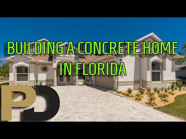 How a concrete home is built in Florida, by Gordon Berken.  Paul Davis Rest. Broward and North Miami