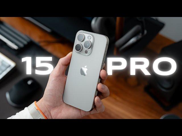 iPhone 15 Pro (Natural Titanium) Unboxing + First Impressions | DTLA Vlog