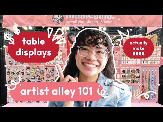 Successful Artist Alley Table Display Tips for Beginners in 2024 (With Photo Examples!)