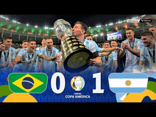 Brasil 0 x 1 Argentina ● 2021 Copa América Final Extended Goals & Highlights HD