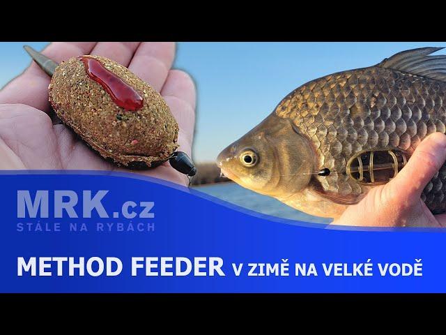 Method feeder v zimě na velké vodě