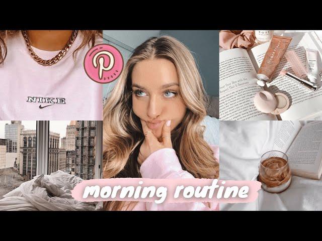 my pinterest inspired morning routine