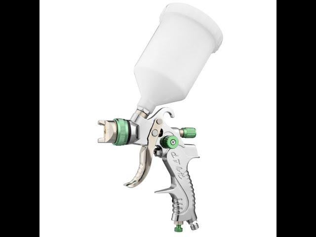 HVLP spray gun testing video