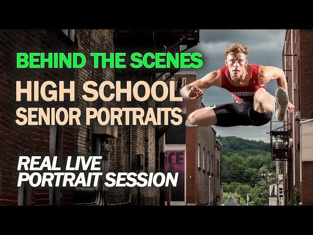 High School Senior Portraits Behind The Scenes