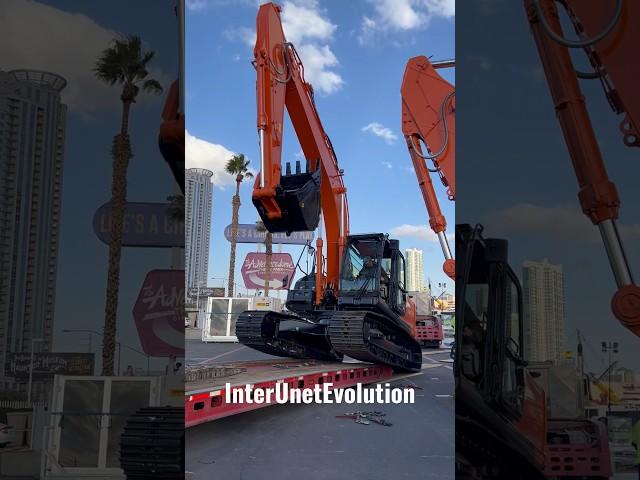 Loading Hitachi Excavator