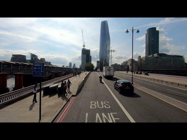 London BUS Ride  Route 40 - CLERKENWELL GREEN to DULWICH LIBRARY via Southwark, Camberwell Green 