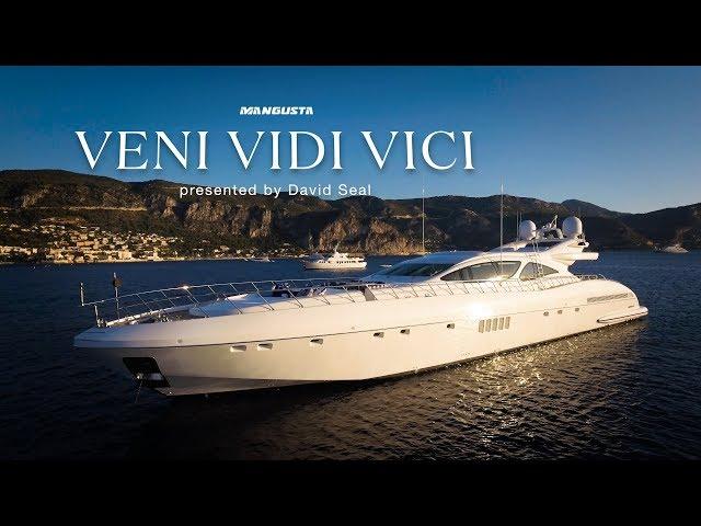 MANGUSTA 130 SUPERYACHT FOR SALE - WALK THROUGH VIDEO!