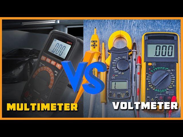 Multimeter vs Voltmeter | Difference Between Voltmeter and Multimeter