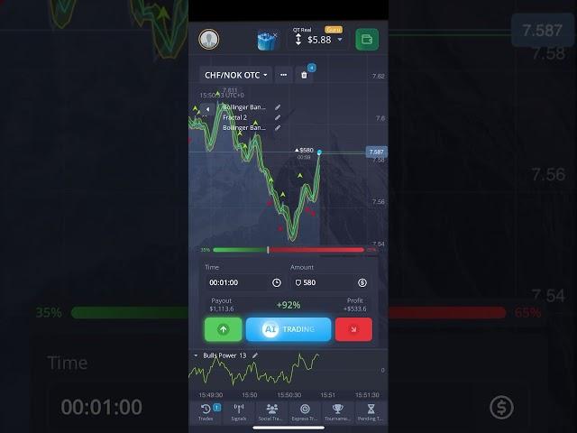 Pocket Option STRATEGY WORKING ON THE PHONE ! CRAZY COMBINATION OF INDICATORS!