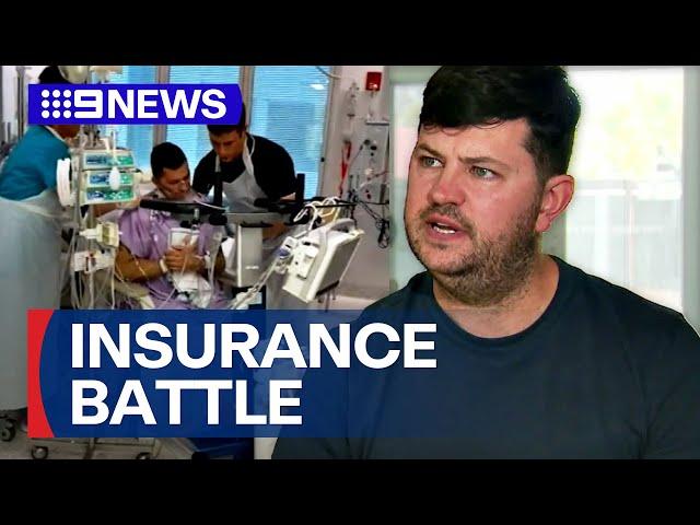 Dad fighting 'road blocks' with insurer after accident left him unable to work | 9 News Australia