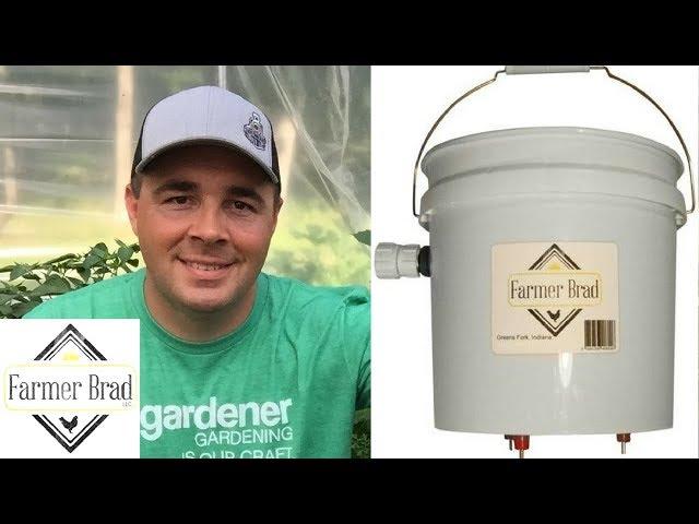 My Review of Farmer Brad's Automatic Chicken Waterer with Nipple Drippers