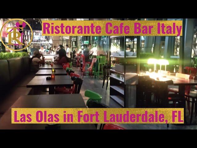 Ristorante Cafe Bar Italy, at Las Olas in Fort Lauderdale, FL. Wonderful food & excellent service.